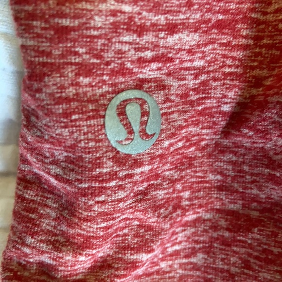 Lululemon Run Briskly half-zip, red, size 8 - Picture 6 of 8